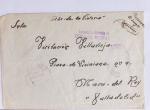 Classeur rouge contenant 93 lettres de la guerre d'Espagne provenant d'une collection primée en expo nationale dont censures et vignettes patriotiques