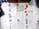 AUTOMATION DU COURRIER EN FRANCE : dans une boîte en bois de 50 cm x7 cm : plus de 600 lettres dont : MTM +MTE ; Test Mail : x 36 : CTA La Source