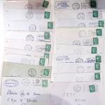 AUTOMATION DU COURRIER EN FRANCE : dans une boîte en bois de 50 cm x7 cm : plus de 600 lettres dont : MTM +MTE ; Test Mail : x 36 : CTA La Source
