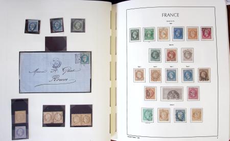 1849-1959, Collection bien fournie en album LEUCHTURM,