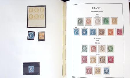 1849-1959, Collection bien fournie en album LEUCHTURM,