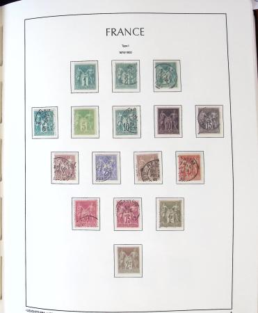 1849-1959, Collection bien fournie en album LEUCHTURM,