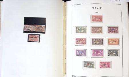 1849-1959, Collection bien fournie en album LEUCHTURM,