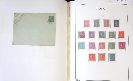 1849-1959, Collection bien fournie en album LEUCHTURM,