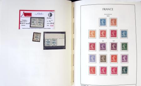 1849-1959, Collection bien fournie en album LEUCHTURM,
