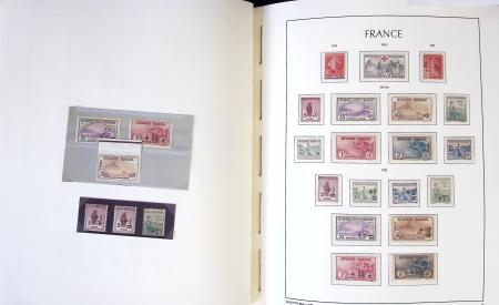1849-1959, Collection bien fournie en album LEUCHTURM,