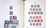 1849-1959, Collection bien fournie en album LEUCHTURM,
