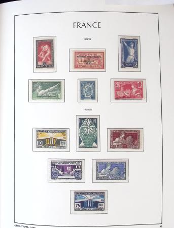 1849-1959, Collection bien fournie en album LEUCHTURM,