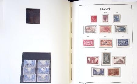1849-1959, Collection bien fournie en album LEUCHTURM,