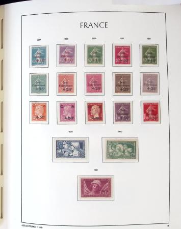 1849-1959, Collection bien fournie en album LEUCHTURM,