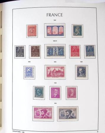 1849-1959, Collection bien fournie en album LEUCHTURM,
