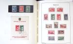 1849-1959, Collection bien fournie en album LEUCHTURM,