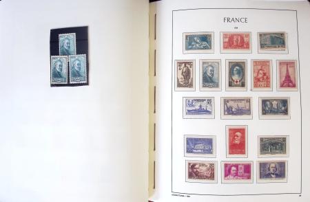 1849-1959, Collection bien fournie en album LEUCHTURM,