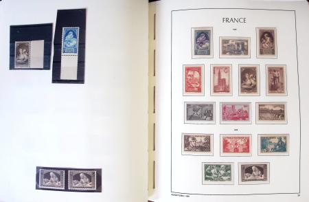 1849-1959, Collection bien fournie en album LEUCHTURM,
