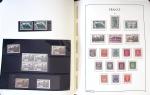1849-1959, Collection bien fournie en album LEUCHTURM,