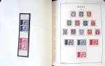 1849-1959, Collection bien fournie en album LEUCHTURM,
