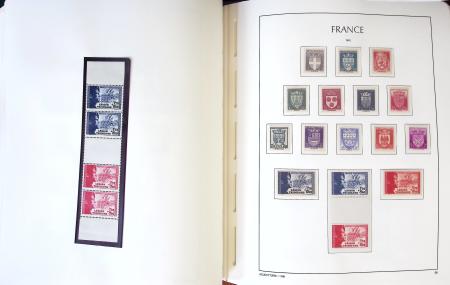 1849-1959, Collection bien fournie en album LEUCHTURM,
