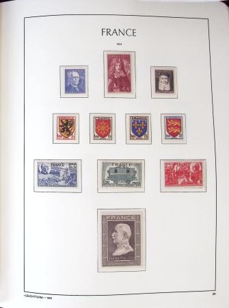 1849-1959, Collection bien fournie en album LEUCHTURM,
