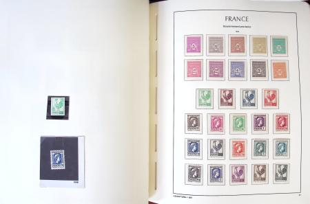 1849-1959, Collection bien fournie en album LEUCHTURM,