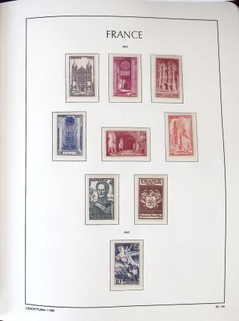 1849-1959, Collection bien fournie en album LEUCHTURM,