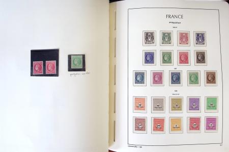 1849-1959, Collection bien fournie en album LEUCHTURM,