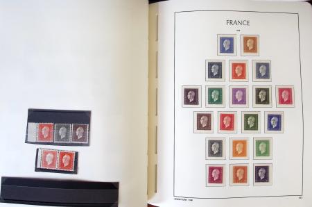 1849-1959, Collection bien fournie en album LEUCHTURM,
