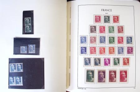 1849-1959, Collection bien fournie en album LEUCHTURM,