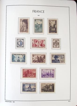 1849-1959, Collection bien fournie en album LEUCHTURM,