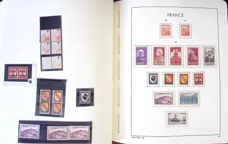 1849-1959, Collection bien fournie en album LEUCHTURM,