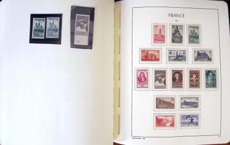 1849-1959, Collection bien fournie en album LEUCHTURM,