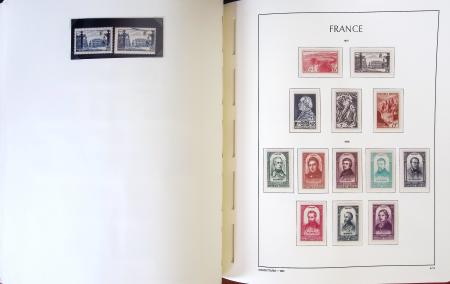 1849-1959, Collection bien fournie en album LEUCHTURM,