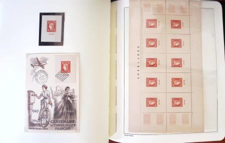 1849-1959, Collection bien fournie en album LEUCHTURM,