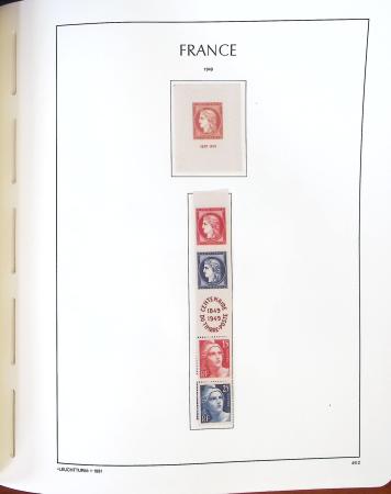1849-1959, Collection bien fournie en album LEUCHTURM,