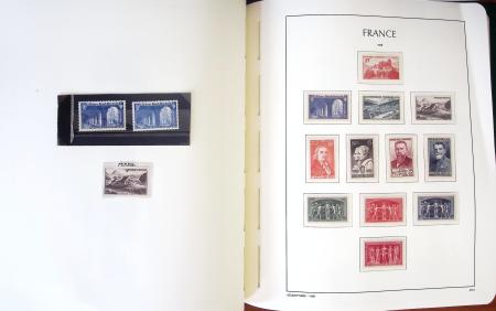 1849-1959, Collection bien fournie en album LEUCHTURM,