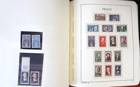 1849-1959, Collection bien fournie en album LEUCHTURM,