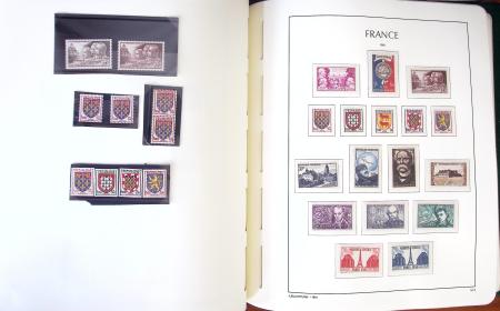 1849-1959, Collection bien fournie en album LEUCHTURM,