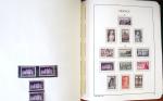 1849-1959, Collection bien fournie en album LEUCHTURM,