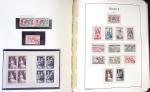 1849-1959, Collection bien fournie en album LEUCHTURM,