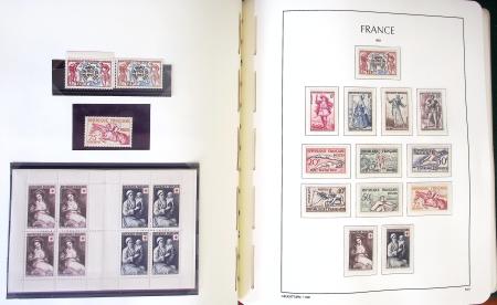 1849-1959, Collection bien fournie en album LEUCHTURM,
