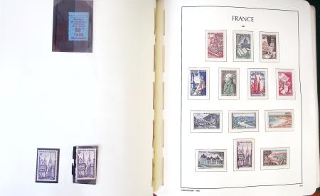 1849-1959, Collection bien fournie en album LEUCHTURM,