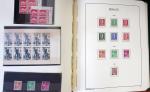 1849-1959, Collection bien fournie en album LEUCHTURM,