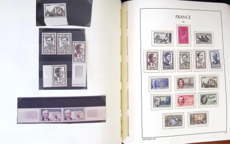 1849-1959, Collection bien fournie en album LEUCHTURM,