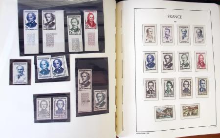 1849-1959, Collection bien fournie en album LEUCHTURM,