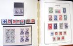 1849-1959, Collection bien fournie en album LEUCHTURM,