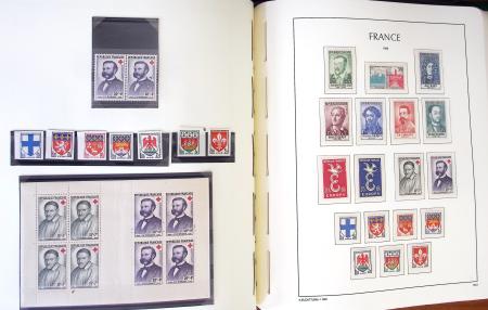 1849-1959, Collection bien fournie en album LEUCHTURM,