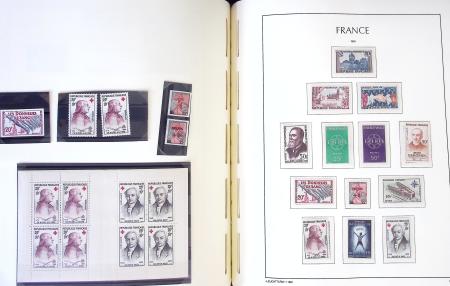 1849-1959, Collection bien fournie en album LEUCHTURM,