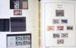 1849-1959, Collection bien fournie en album LEUCHTURM,