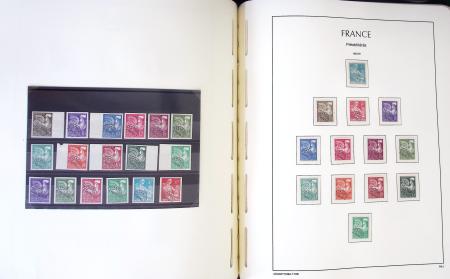 1849-1959, Collection bien fournie en album LEUCHTURM,