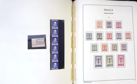 1849-1959, Collection bien fournie en album LEUCHTURM,
