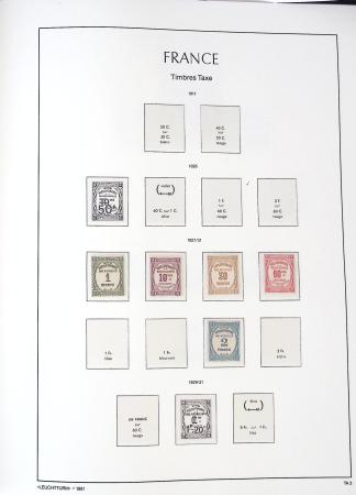 1849-1959, Collection bien fournie en album LEUCHTURM,